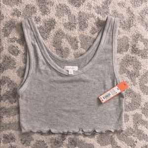 Target cropped really soft tank top
